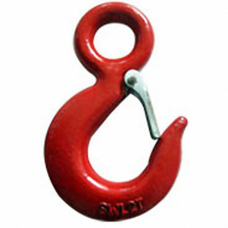 厂家批发环眼吊钩 起重索具配件货钩 美式碳钢眼形滑钩货钩批发
