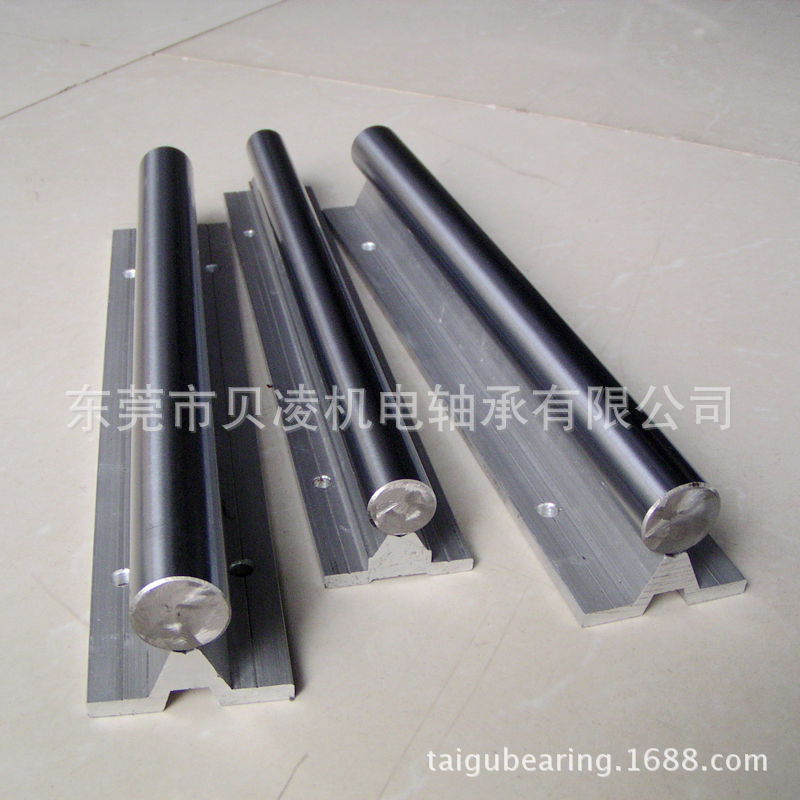 贝凌供应优质 支撑光轴导轨 铝托滑块导轨 带座式铝托SBR12-1000