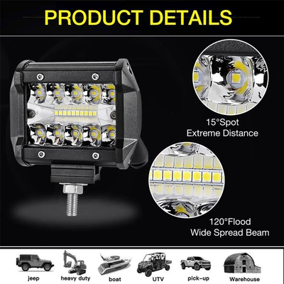 72W 5inch Led Work Light İşçi projektorları