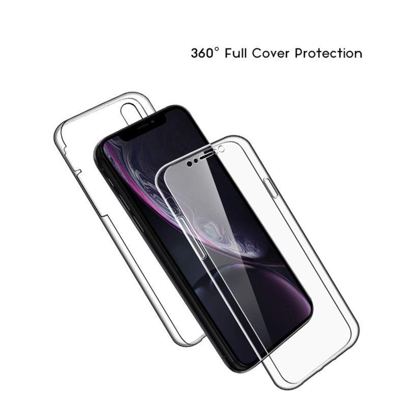 Suitable for Iphone17 All-Inclusive 360 Shell and Film Integrated Mobile Phone Case Tpu+Pc Anti-Fall 12 Apple 13Pro Protective Cover