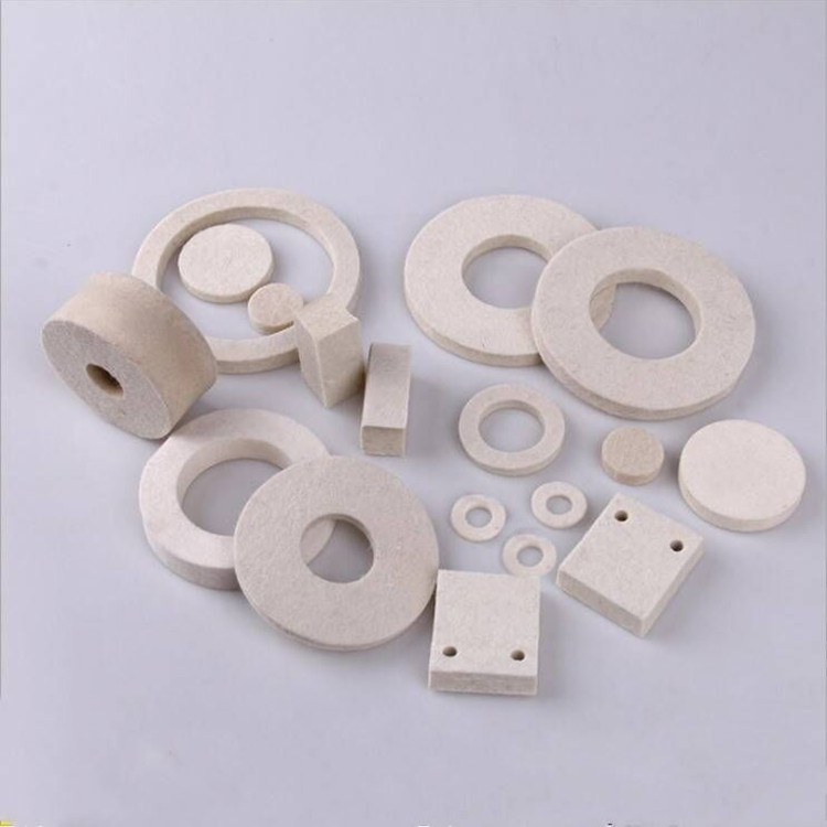 电机防震密封垫圈 工业羊毛毡高密度吸油垫圈 新能源工业毛毡