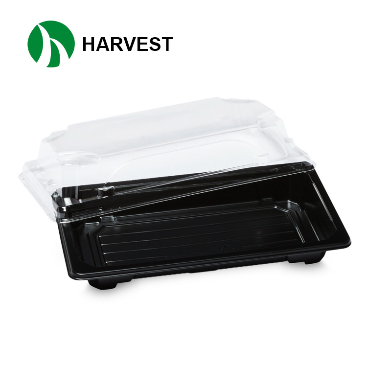 HP-01一次性寿司盒/专业生产吸塑高档刺身外卖盒/刺身寿司打包盒