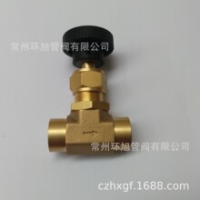 厂家直销，大量现货供应各种黄铜材质可穿板安装的高压，中压针阀