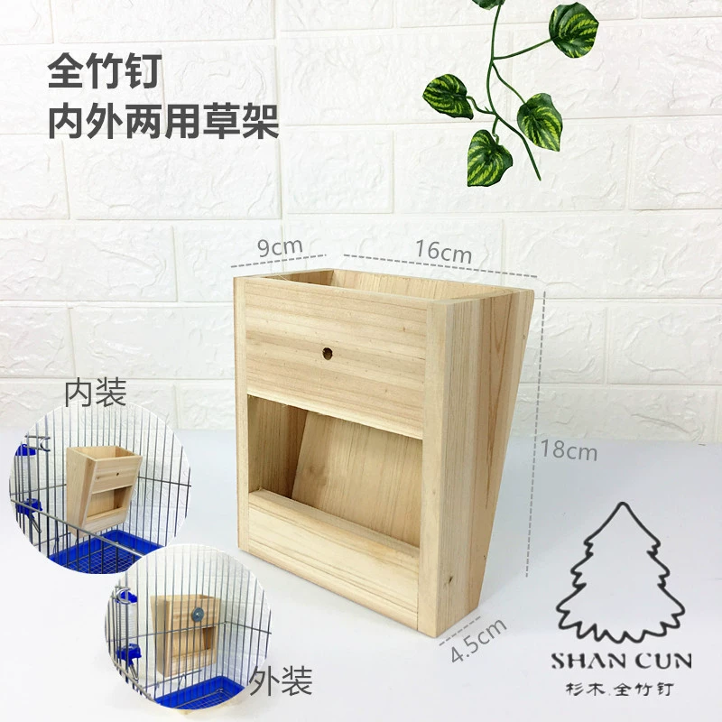 Тоторо Кабинет Клетка Из Массива Дерева Китайская Пихта Дракон Кошечное Гнездо Китайская Пихта Деревня Бамбук Гвоздь Деревянное Гнездо Клетка Наружная Стойка Для Травы S11