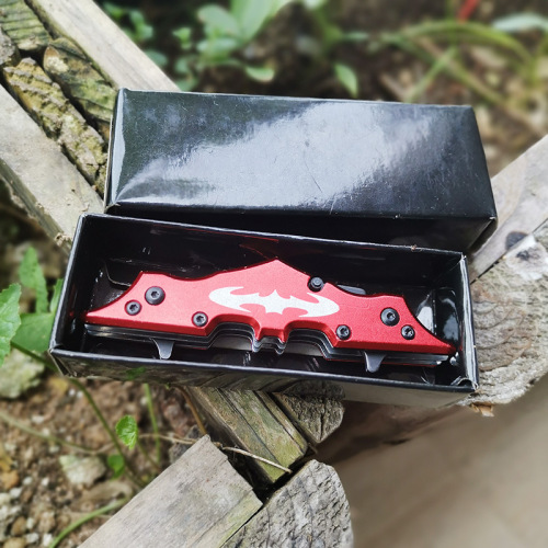 Manufacturer Direct Supply Bat Tool Knife Outdoor Portable Self-defense Mini Folding Knife Bat Folding Knife Dual-Edged Sharp