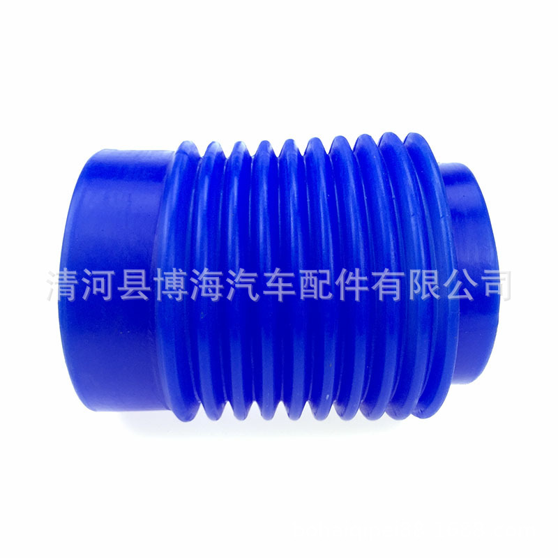 伸缩硅胶波纹管套内径108-130变径波纹硅胶软连接大小头软管
