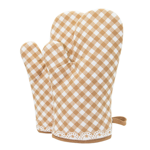 Floral Gloves Microwave Insulating Gloves Oven Heat-resistant High-temperature Baking Manufacturer Wholesale Direct Sale