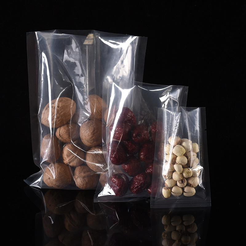 スポット透明真空袋食品真空袋三辺シールプラスチック圧縮袋ヒートシール袋プラスチック真空袋