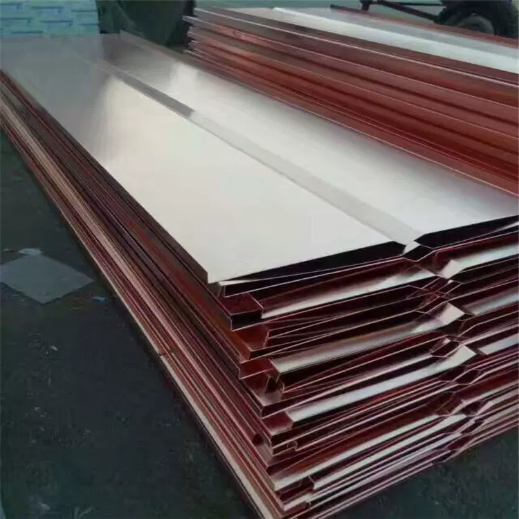 生产销售T2止水铜板 U型压槽 大坝防渗水紫铜止水 V型压槽止水铜