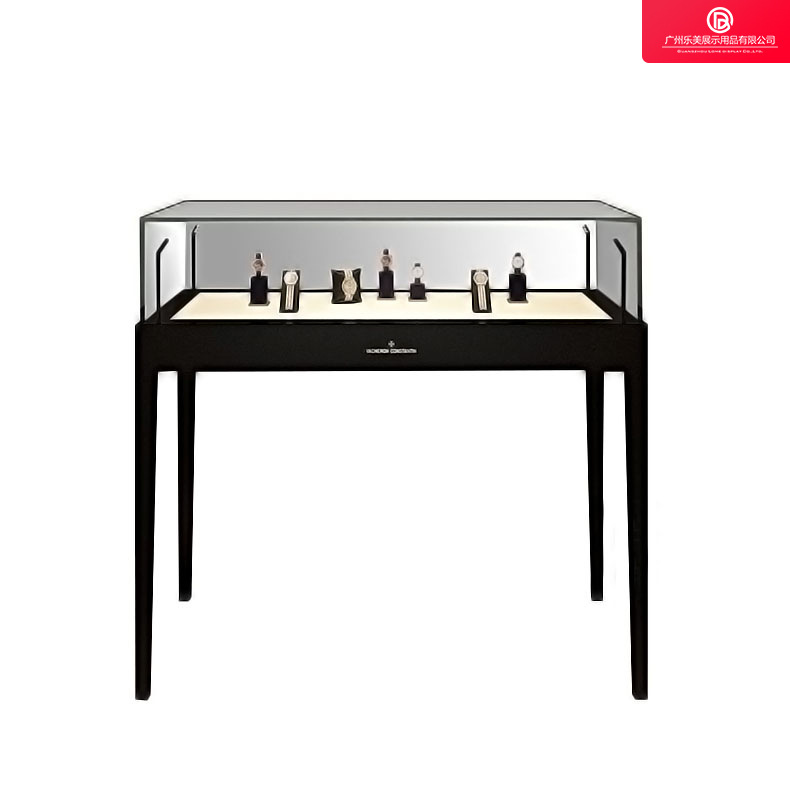 珠宝展示台不锈钢翡翠钻石宝石玻璃弧形异形展示柜展柜展览专用