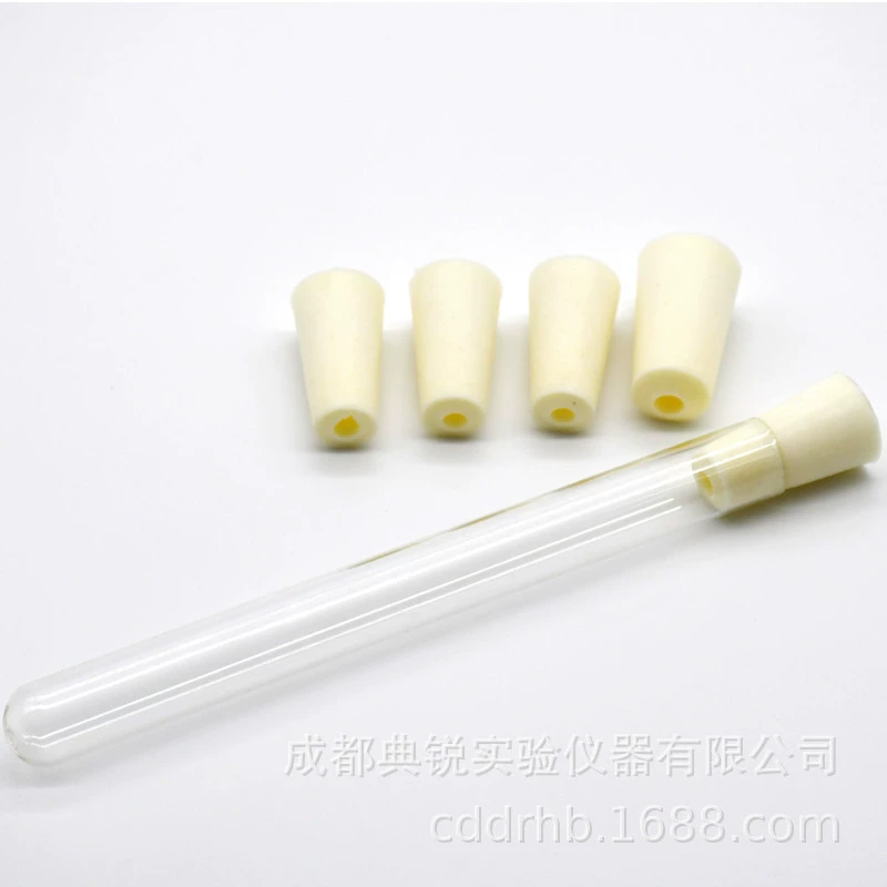 Заводская цена Оптовая цена силиконовая пробирка пробирки стеклянная пробирка пеноплаундная пробка с сердцевиной губчатая пробка различные спецификации