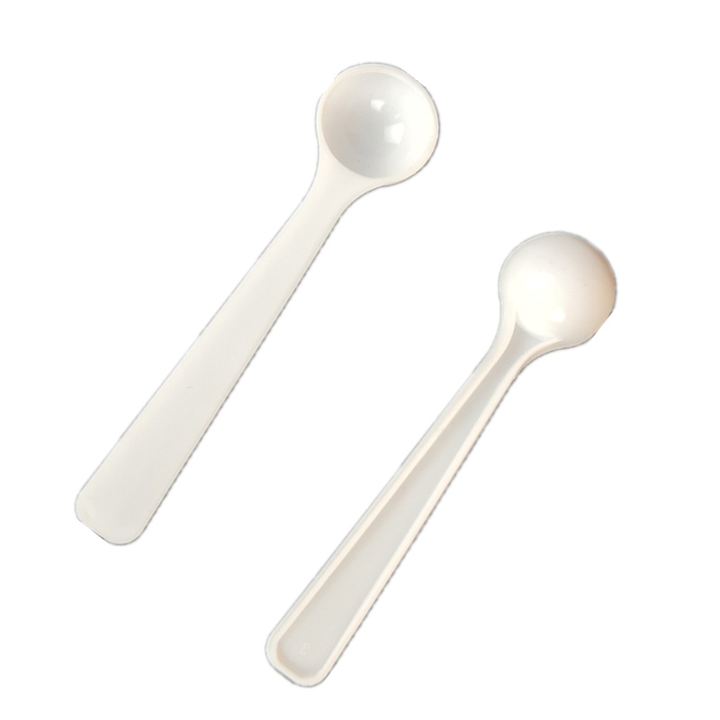 Fabricante en stock 1g cuchara de plástico cuchara de medición en polvo cuchara pequeña PP cuchara de medición de plástico 1g cuchara de medición