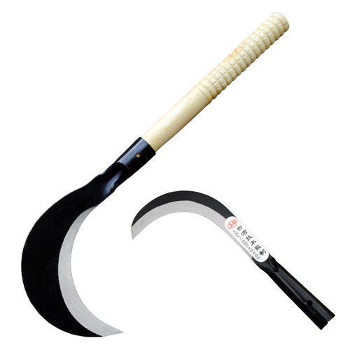 Agricultural sickle, household lawn mower, outdoor firewood knife, multifunctional banana knife, corn harvesting special sickle manufacturer