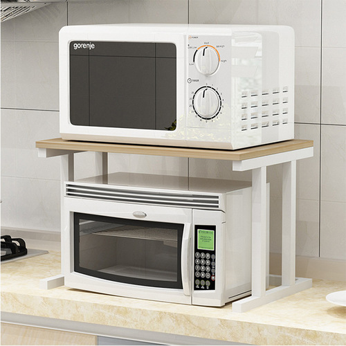 Simple Kitchen Shelf Single Microwave Rack Kitchen Storage Shelf Double Spice Rack Oven Rack