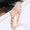 Korean fashion lady watch small fashion ladies diamond bracelet watches inlaid drill rice ears bracelet watch student watch