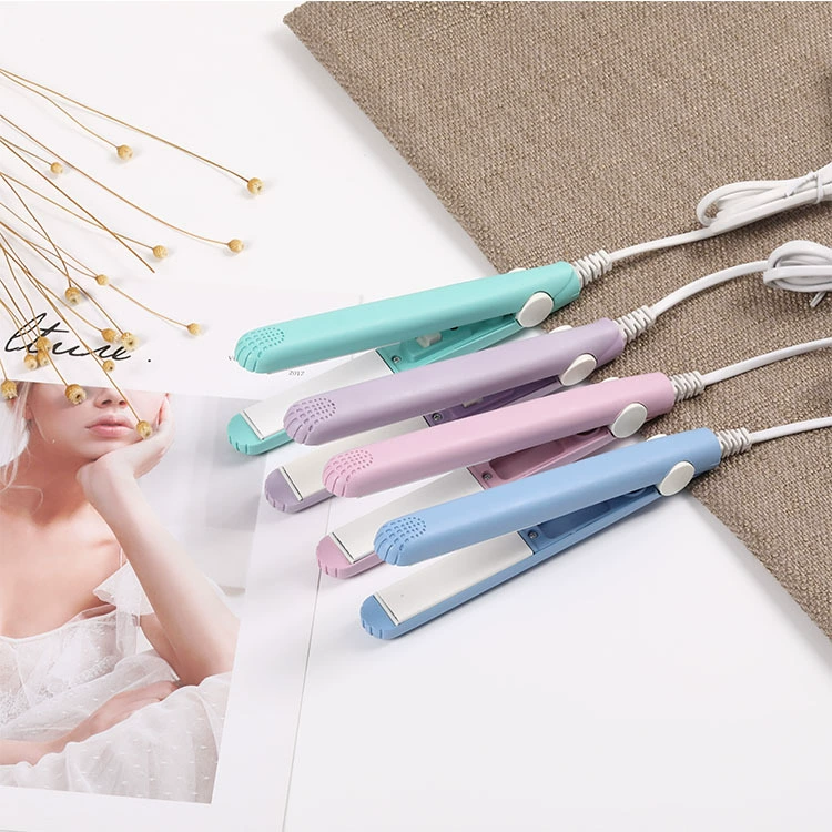 Мини-шина, прямая шина для завивки и выпрямления волос, зажим для выпрямления волос двойного назначения, портативный щипчик для завивки волос, можно экспортировать