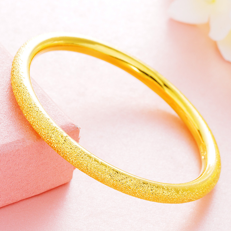 La misma herencia serie artesanía pulsera arena oro sólido matorral antiguo imitación oro pulsera herencia pulsera