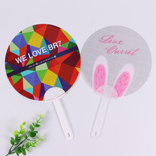 厂家专业生产广告扇各类塑料折叠七折扇广告扇子卡通礼品扇