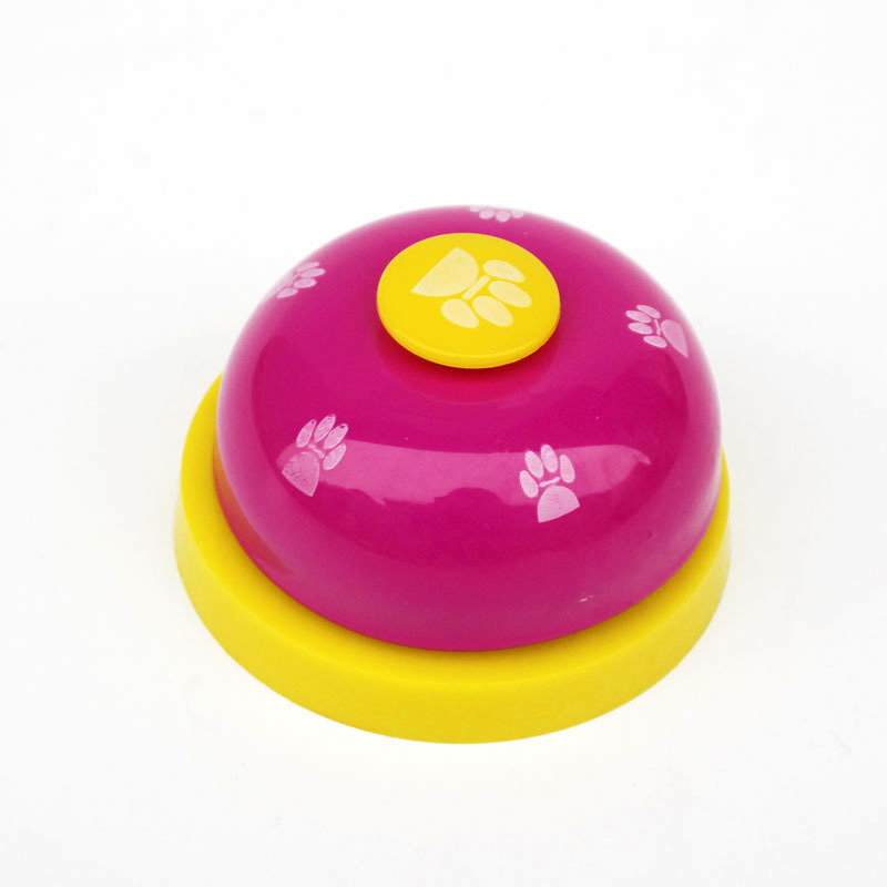Mascota llamada comedor Bell gato perro entrenador pedidos Bell perro sonido juguete en stock al por mayor