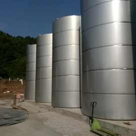 生产不同尺寸不锈钢酒容器啤酒发酵罐直销储存酒容器图片