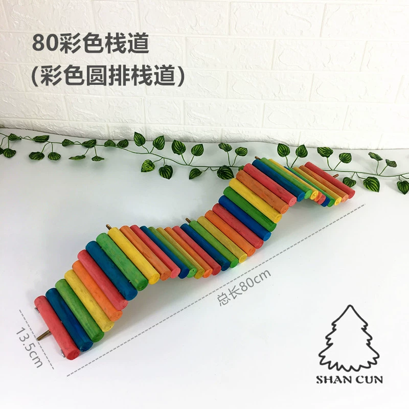 Клетка для шкафа с пружиной Тоторо, гнездо для шиншиллы из цельного дерева Shimura, 80, разноцветная доска, канал S10A-1