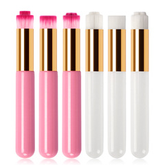 Flat nose nose brush beauty tool single flower head nose brush face wash cleansing blackhead removal single nose shadow makeup brush