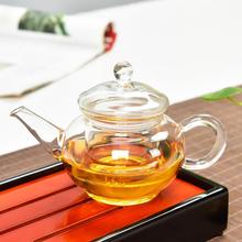 围炉煮茶耐热玻璃茶具 花茶壶 花草茶壶带过滤内胆精致小容量茶壶