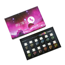 星空玻璃笔彩色金粉玻璃笔墨水钢笔蘸水笔非碳素彩墨12瓶礼盒套装