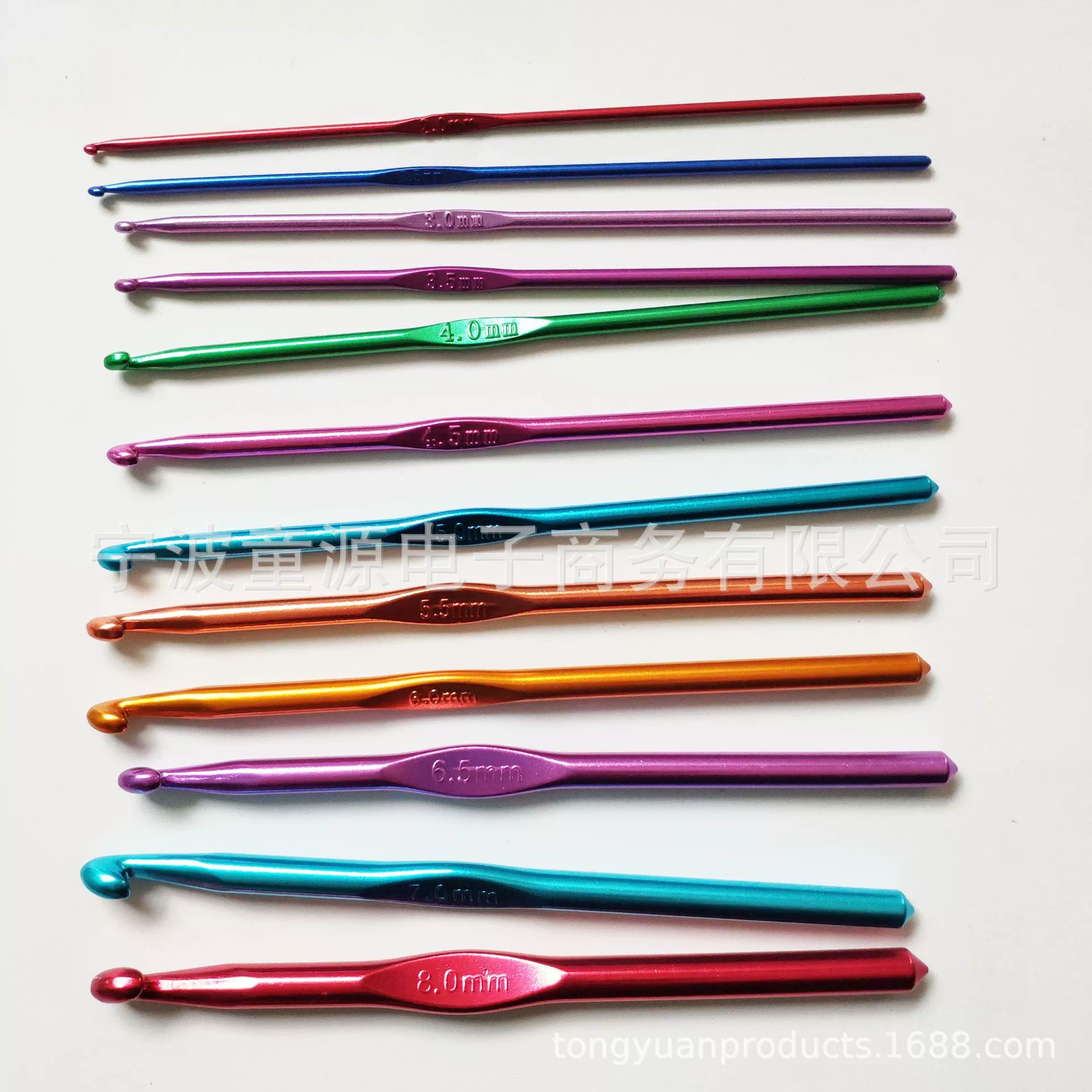 2,5-10,0 мм Цветной алюминиевый вязаный крючком костюм