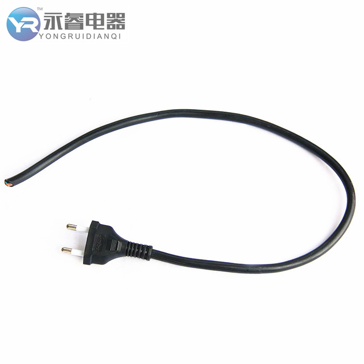 永睿生产UC电线 巴西三芯电源线 10A插头线 两芯巴西电源线插头