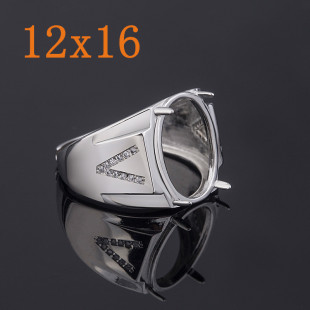 �p�ݕr�� 925�y��ʿ��ָ�h�� צ� 12x16mm V�� �����y�����~�Ƕ