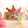 Factory wholesale birthday cake, crown hat Children's birthday cartoon cap, adult gold card paper birthday hat party supplies