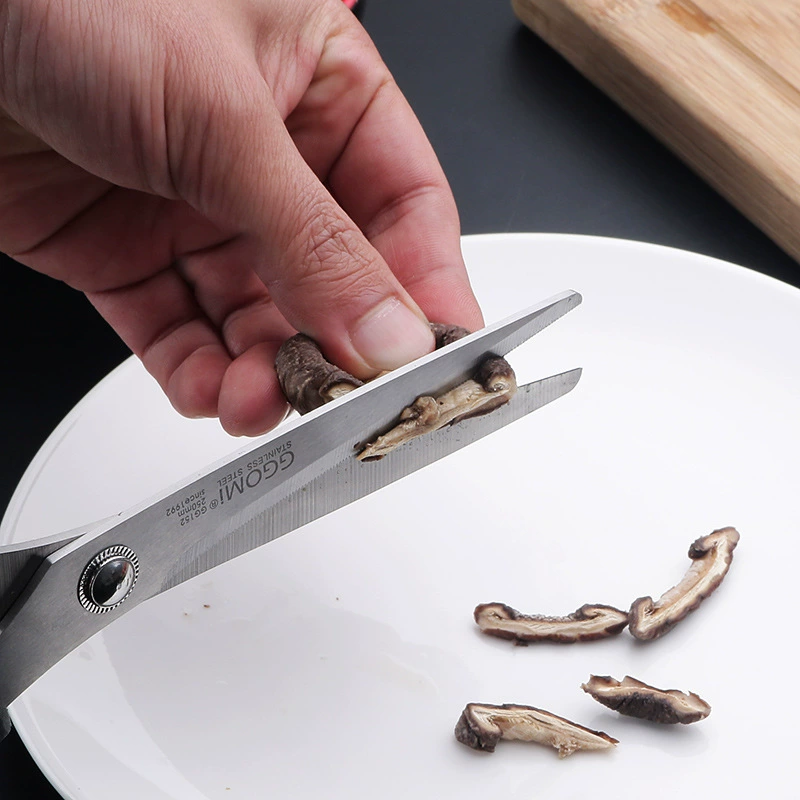 Kitchen Scissors (Gaomei) 304 Stainless Steel, Multi‑Functional Bone & BBQ Shears, 25 cm