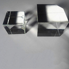 人造白色透明白坯水晶方体魔方水晶苹果水晶砖头白坯批发装潢用品