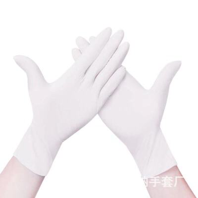工廠直發壹次性丁腈橡膠檢查勞保手套實驗室防滑防靜電廚房食品級