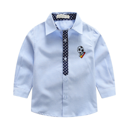 Boys' shirts long sleeves Children's shirts Children's shirts Boys' shirts Spring and Autumn Manufacturer Boys' shirts