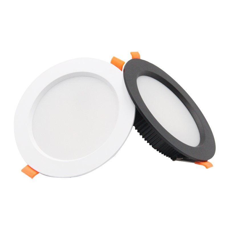 LED ultrafino downlight brillante todo-aluminio agujero luz 4 pulgadas 6 pulgadas 12w18w incrustado agujero 12cm lámpara de techo 8cm