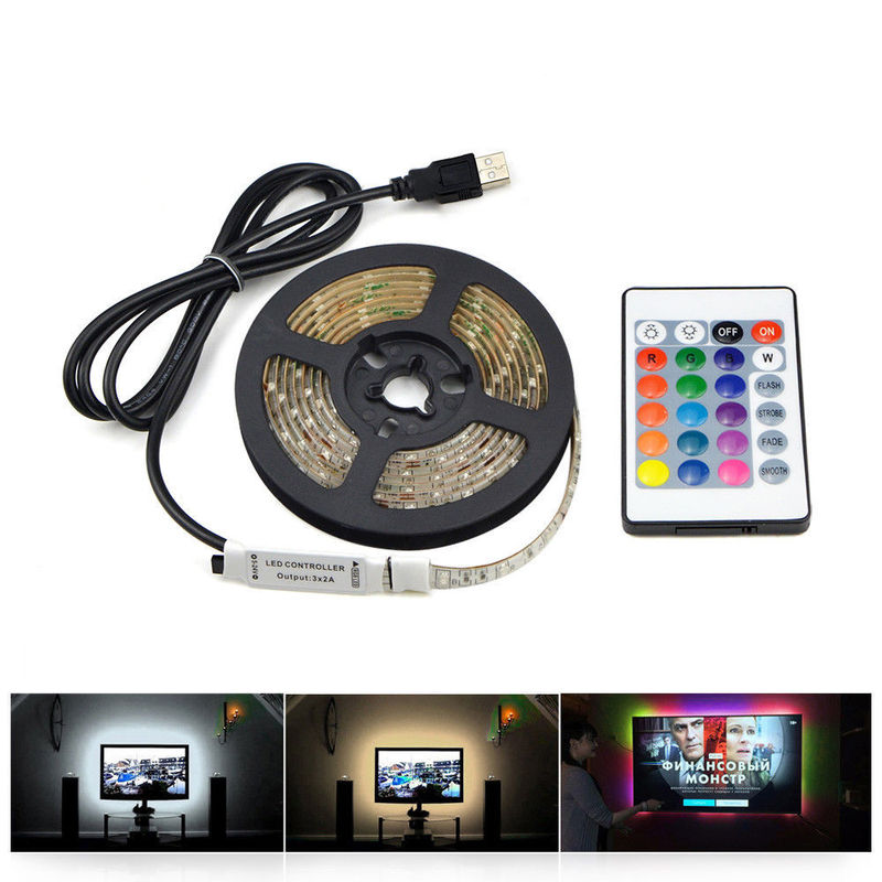 USB5V3528 TV background light with 1 m 2 m 3 m 4 M 5 M 24 key controller USB5V3528 TV background light with 1 m 2 m 3 m 4 M 5 M 24 key controller