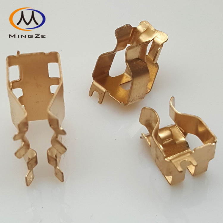 外贸多功能万用口移动电源插座五金配件导电铜片插头开关插座弹片