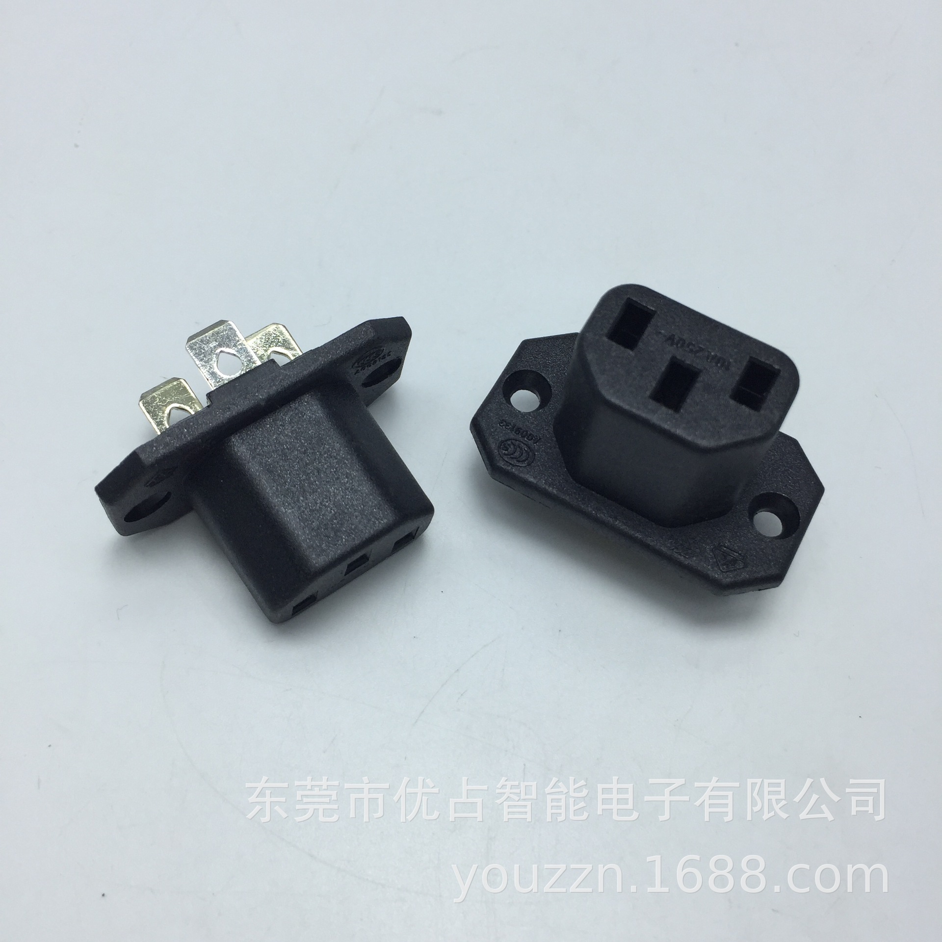 工厂直供品字 插头尾母座 插座  AC电源插座  IEC 60320 C13插座