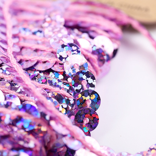 New Hot Selling DIY Glitter Ribbon Fabric for Stage Clothing Glitter Edge Accessory