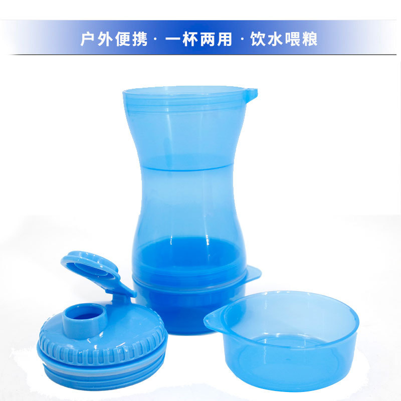 Taza de agua personalizada para mascotas Taza de grano para gatos Taza de agua portátil Taza de agua para perros Taza de alimentación