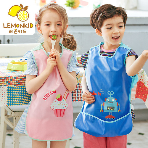 Children's smock, children's waterproof reverse dressing baby apron, no replacement unless there is a quality problem, please be careful when photographing