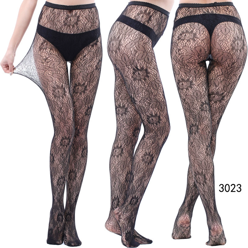 Ретро кружевные сетчатые колготки, модные sexy полупрозрачные колготки, один размер (155–170 см)