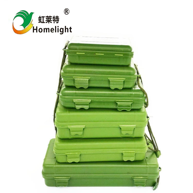 Фабрика оптовый фонарик Специальная Подарочная коробка ящик для хранения Армия зеленый пластиковый ящик противоударный водонепроницаемый фонарик
