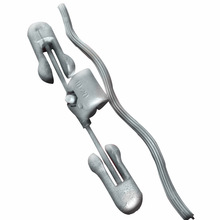 热镀锌钢绞线 镀锌铸铁锤头防振锤 不对称型防护金具 K