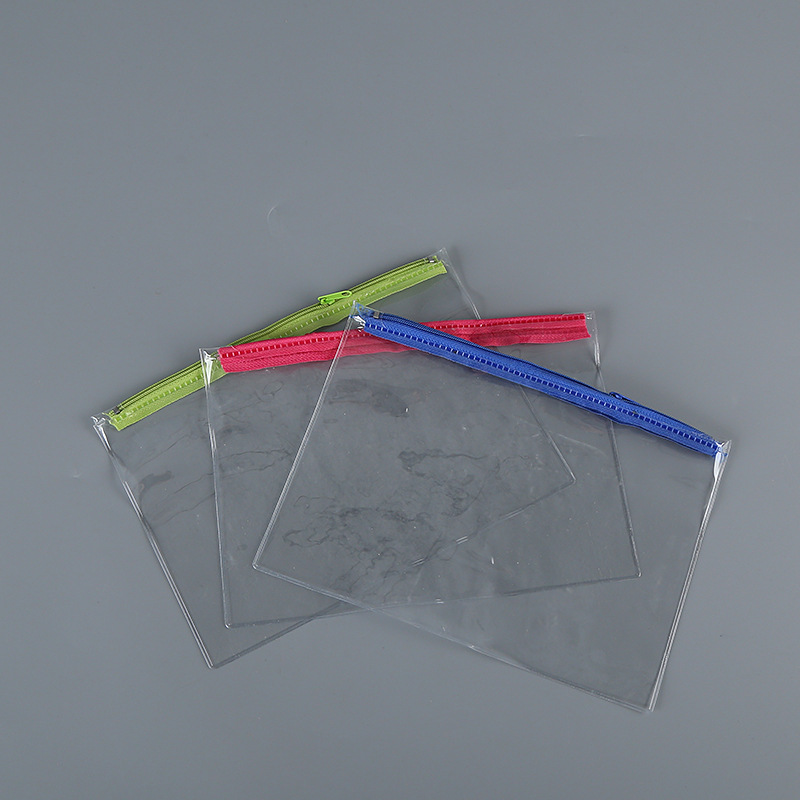 厂家塑料办公用品票据袋档案袋 透明文具拉链文件袋资料袋