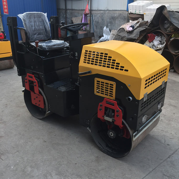 供应1吨双钢轮压路机 震动压路机价格 液压压路机厂家