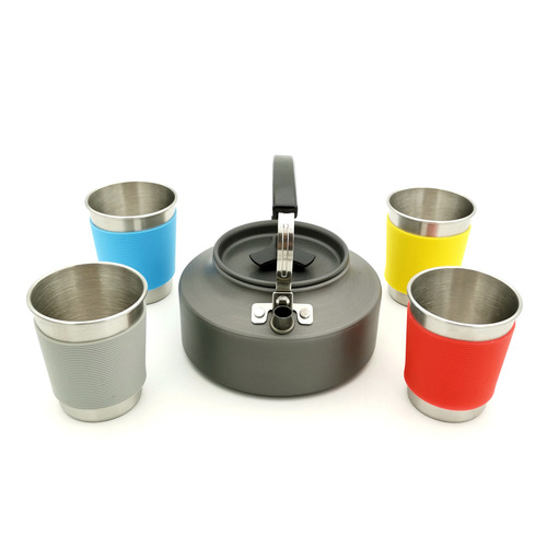 Outdoor products Amazon best selling camping cookware set new product camping cooker stove aluminum pot
