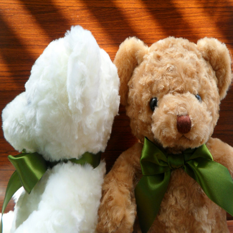 Nuevo corto felpa grabación luminosa pareja oso juguete de peluche oso muñeca Regalo de Cumpleaños Tmall firma